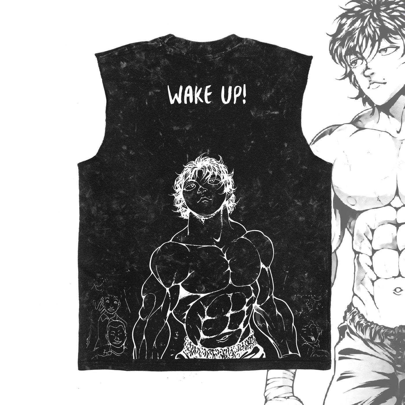 Baki “Wake Up!” Vintage Vest