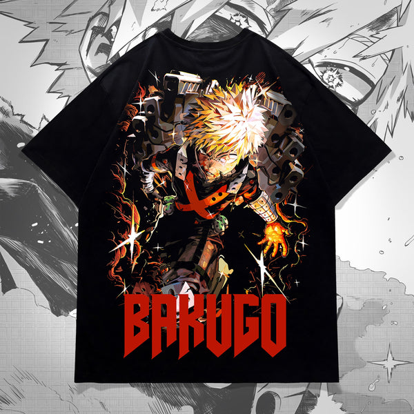 Bakugo Come At Me Seriously - My Hero Academia Oversized Tee