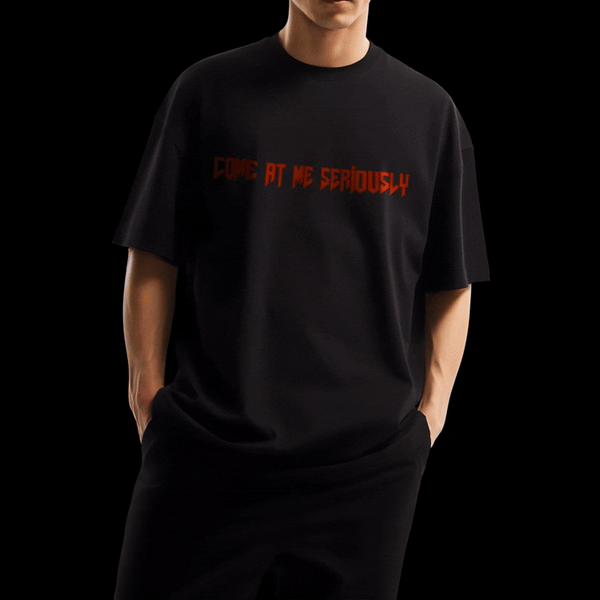 Bakugo Come At Me Seriously - My Hero Academia Oversized Tee