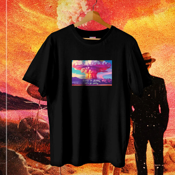 Mushroom Cloud Party Poster - Oppenheimer Oversized Tee