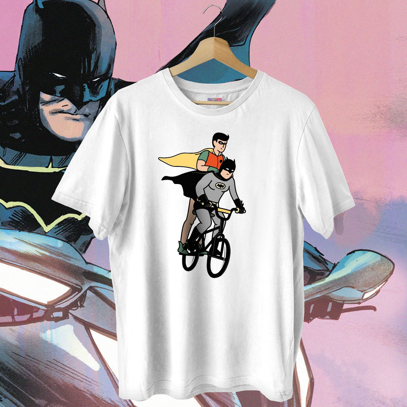 Batman Robin Biker Oversized Tee