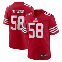 San Francisco 49ers Jarrett Patterson Nike Scarlet Team Game Jersey