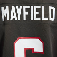 Tampa Bay Buccaneers Baker Mayfield Nike Pewter Alternate Game Player Jersey