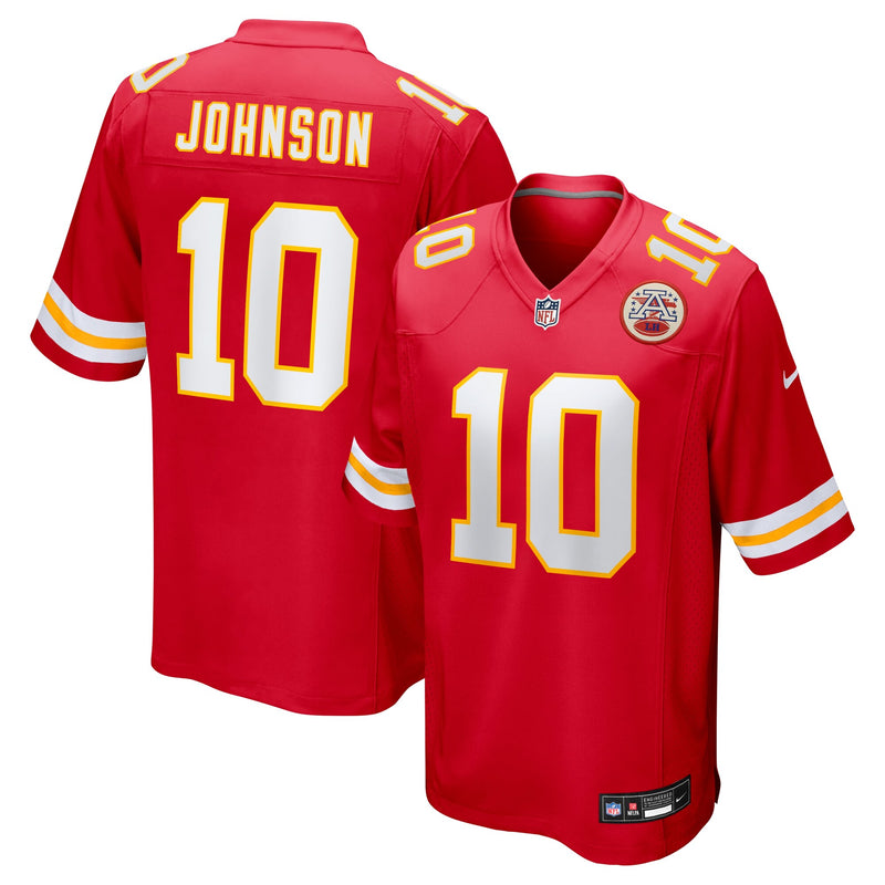 Kansas City Chiefs Emmett Johnson Red jersey – view 1