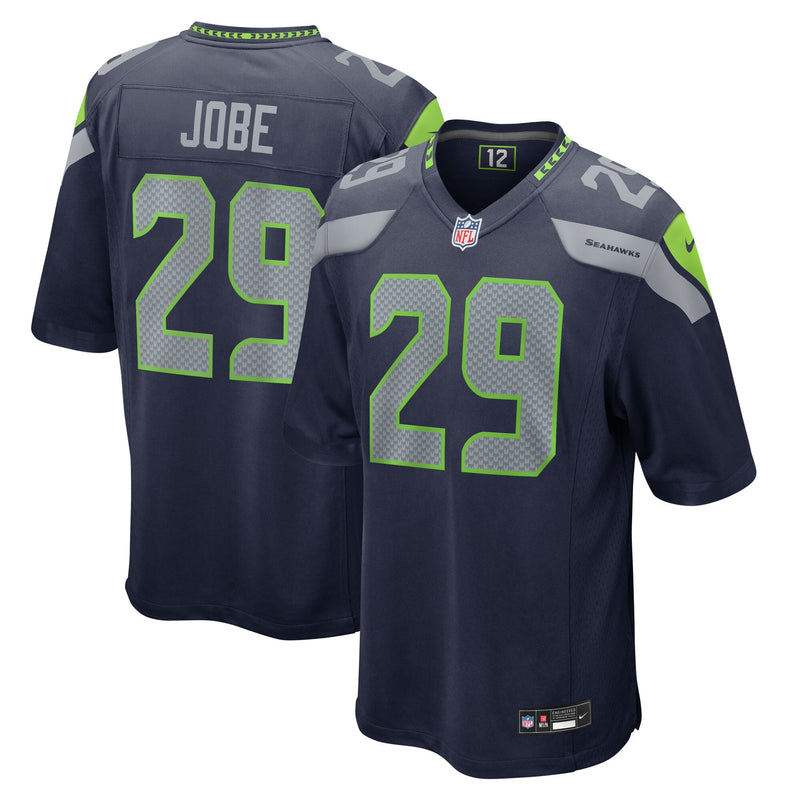 Seattle Seahawks Josh Jobe Nike College Navy Team Game Jersey