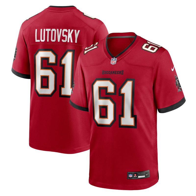 Tampa Bay Buccaneers Henry Lutovsky Red jersey – view 1