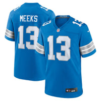 Detroit Lions Jackson Meeks Blue jersey – view 1