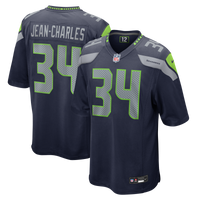 Seattle Seahawks Shemar Jean-Charles Nike College Navy Team Game Jersey