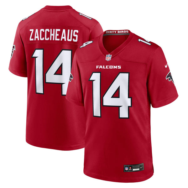 Atlanta Falcons Olamide Zaccheaus Nike Red Team Game Jersey