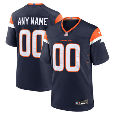 Denver Broncos Nike Navy Alternate Mile High Collection Custom Game Jersey