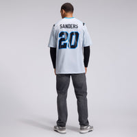 Detroit Lions Barry Sanders Nike Silver 2026 Rivalries Collection Game Jersey
