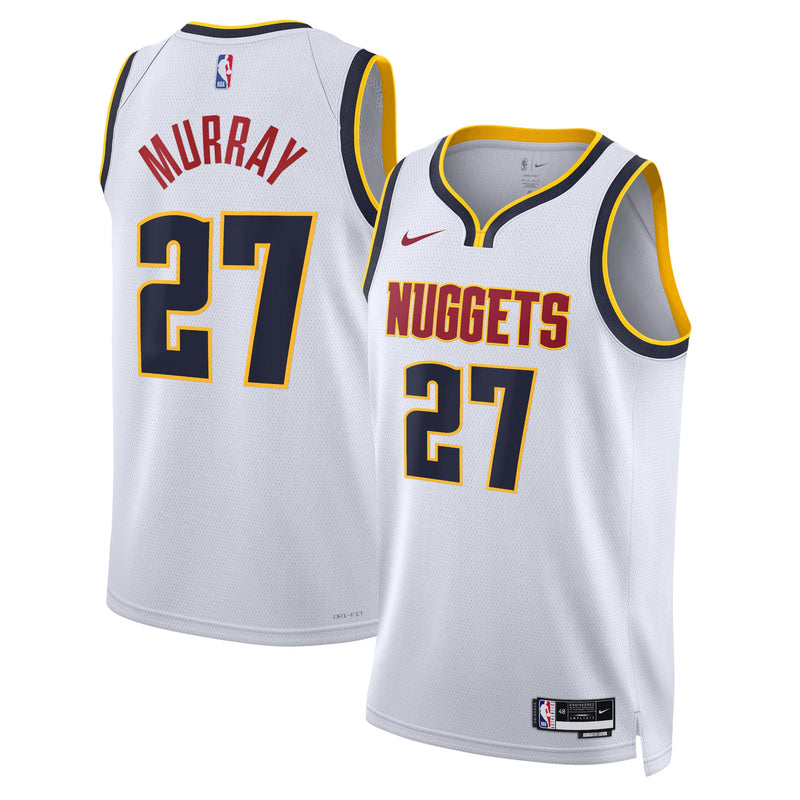 Denver Nuggets Nike Association Edition Swingman Jersey - White - Jamal Murray -