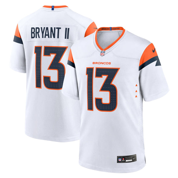 Denver Broncos Pat Bryant Nike White Game Jersey