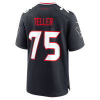 Houston Texans Wyatt Teller Nike Navy Team Game Jersey