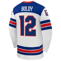 US Hockey Matthew Boldy Nike White 2026 Away Replica Jersey