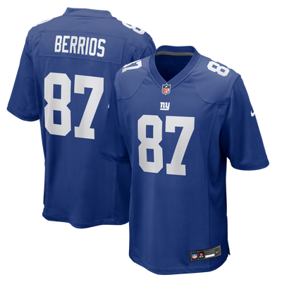 New York Giants Braxton Berrios Nike Royal Team Game Jersey