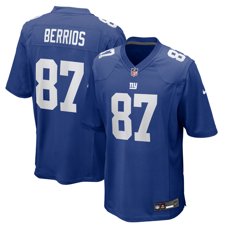 New York Giants Braxton Berrios Nike Royal Team Game Jersey