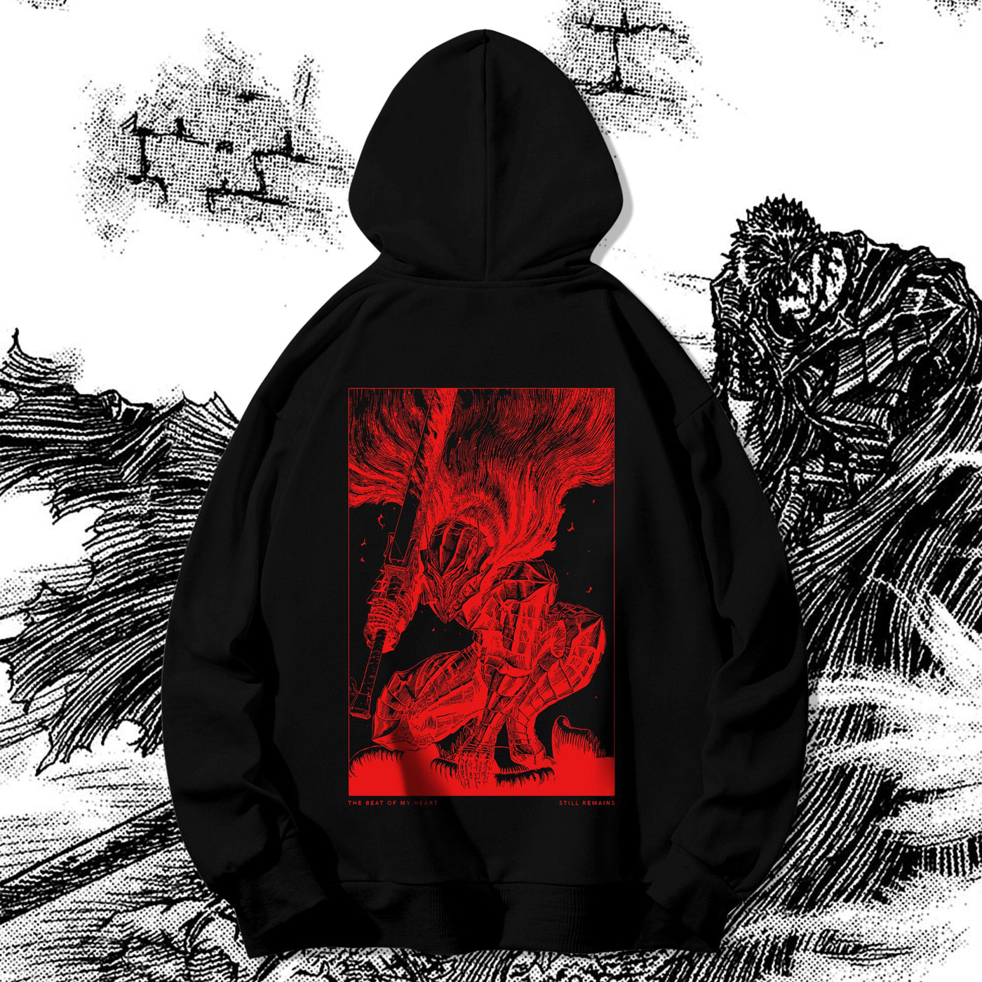 Guts Red Armour Oversized Hoodie