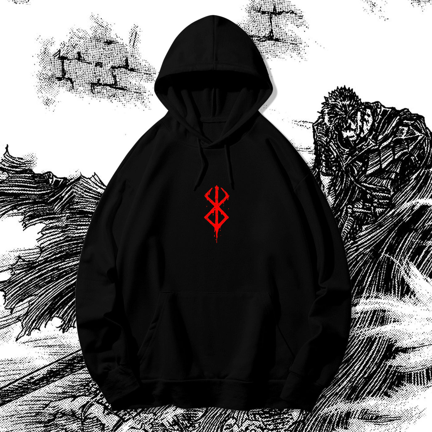 Guts Red Armour Oversized Hoodie