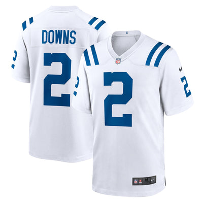 Indianapolis Colts Josh Downs Nike White Game Player Jersey