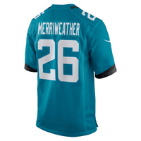 Jacksonville Jaguars Kaevon Merriweather Teal jersey – view 5
