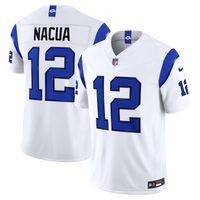 Los Angeles Rams Puka Nacua Nike Fearsome White Vapor F.U.S.E. Printed Limited Jersey