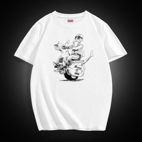 Turtle Hermit S-Cargo Rider - Dragon Ball Z Oversized Tee