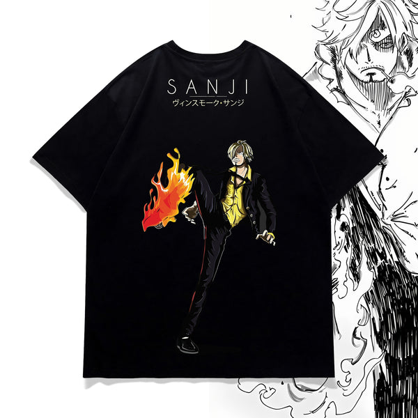 Black Leg Sanji - One Piece Oversized Tee