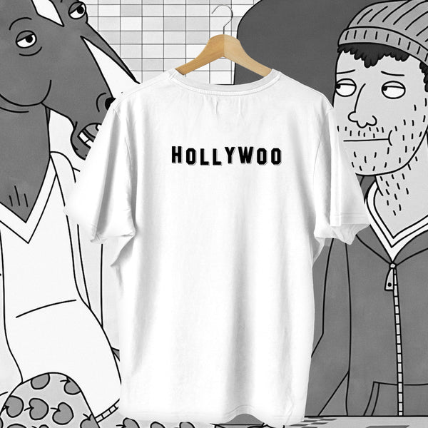 Bojack & Todd Road Trip Classic White - Bojack Horseman Oversized Tee