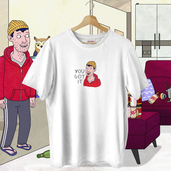 Todd Chavez You Got It White - Bojack Horseman Oversized Tee