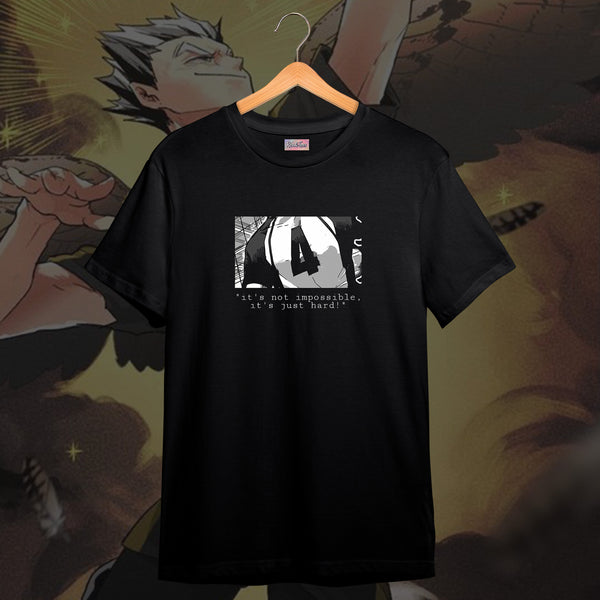 Bokuto Fierce Grin Portrait - Haikyuu Oversized Tee