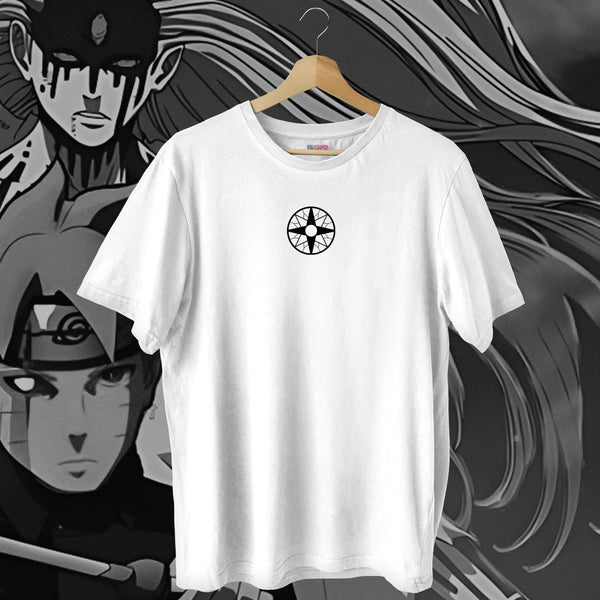 Star Emblem White Print - Naruto Oversized Tee