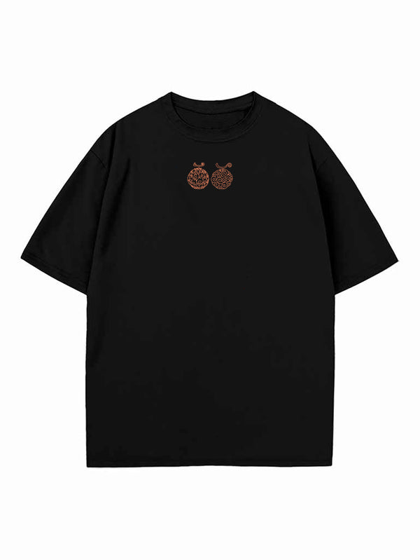 Black t-shirt with Portgas D. Ace and Sabo One Piece Brothers Flame graphic – photo 2