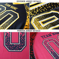 Custom Royal Red-White Drift Fashion Football Jersey