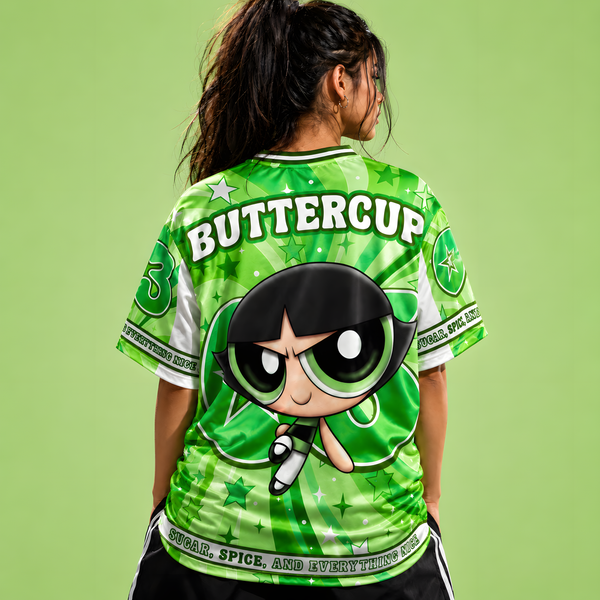 Buttercup Spice - The Powerpuff Girls Oversized Jersey