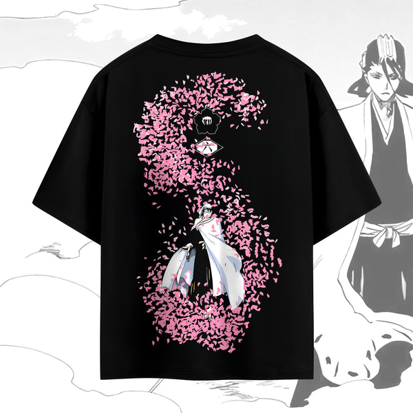 Byakuya Petal Storm Minimalist - Bleach Oversized Tee