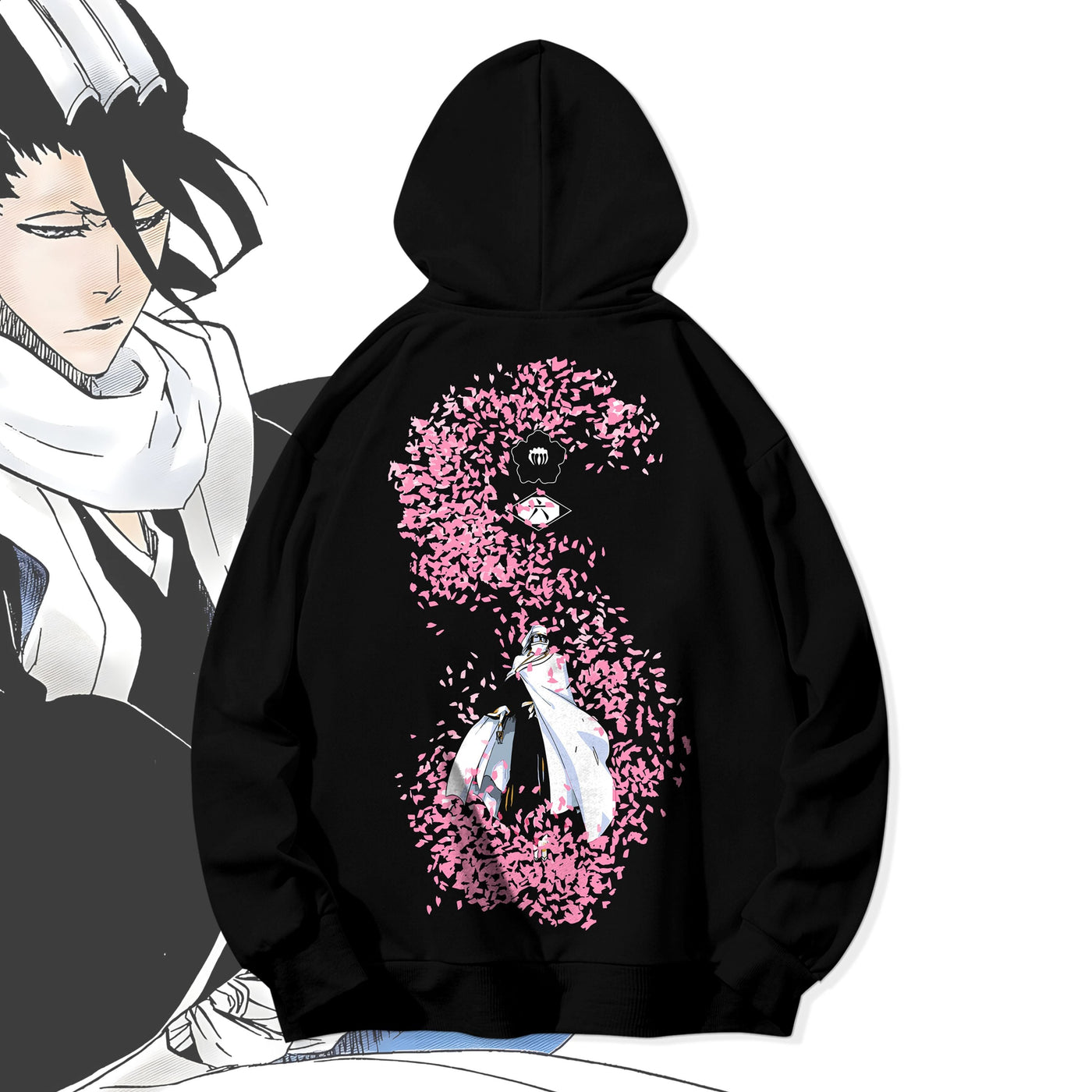 Byakuya Kuchiki "Petal Storm" Hoodie