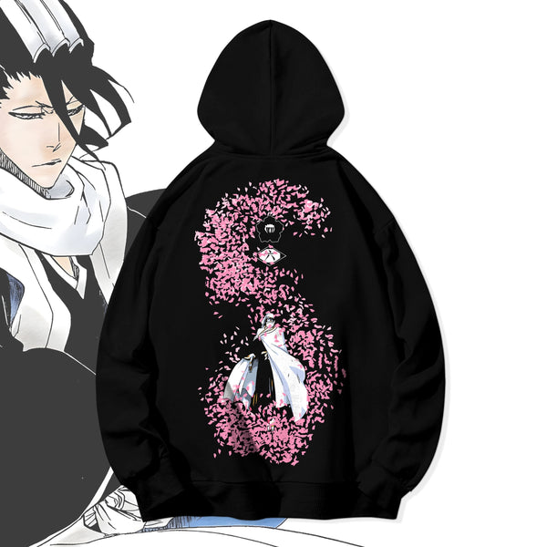 Byakuya Kuchiki Petal Storm - Bleach Oversized Hoodie