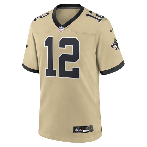 New Orleans Saints Chris Olave Nike Gold Gameday Golds Alternate Game Player Jersey