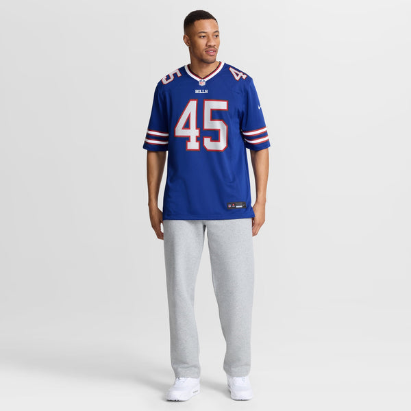 Buffalo Bills Brock Lampe Nike Royal Team Game Jersey