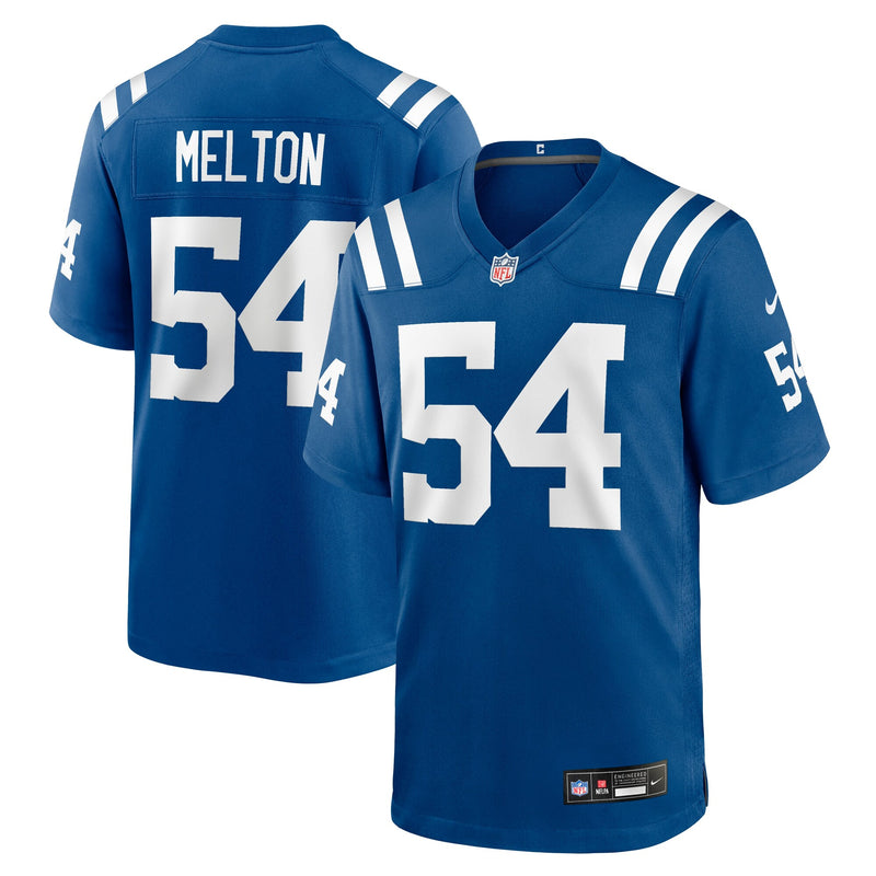 Indianapolis Colts Mitchell Melton Royal jersey – view 1