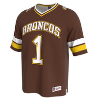 Western Michigan Broncos GameDay Greats Lightweight Collegiate Football Fashion Jersey - Brown