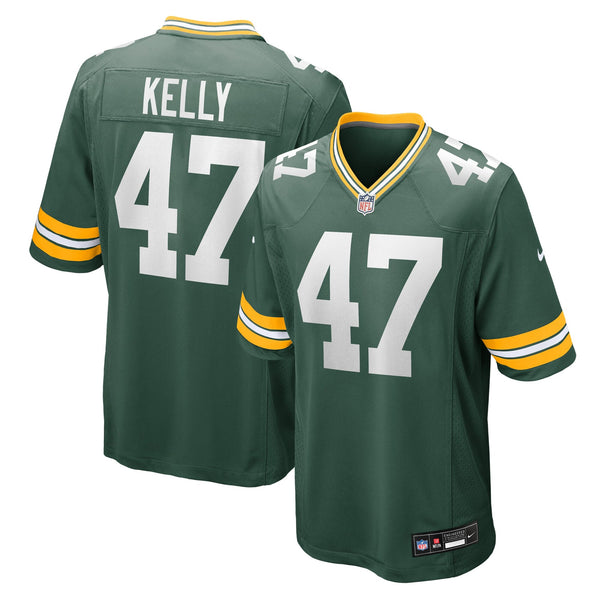Green Bay Packers Nyjalik Kelly Nike Green Team Game Jersey