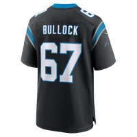 Carolina Panthers Corey Bullock Nike Black Team Game Jersey