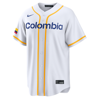 Colombia Baseball Nike White 2026 World Baseball Classic Home Stadium Jersey