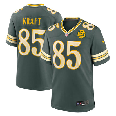 Green Bay Packers Tucker Kraft Nike Green 2026 Rivalries Collection Game Jersey