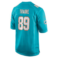 Miami Dolphins Seydou Traore Aqua jersey – view 5