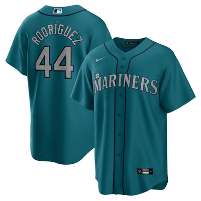 Seattle Mariners Julio Rodríguez Nike Teal Official Replica Player Jersey