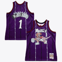 Toronto Raptors Mitchell & Ness Tracy McGrady 1998 75th Anniversary Swingman Jersey - Purple