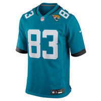 Jacksonville Jaguars Brenden Bates Teal jersey – view 4